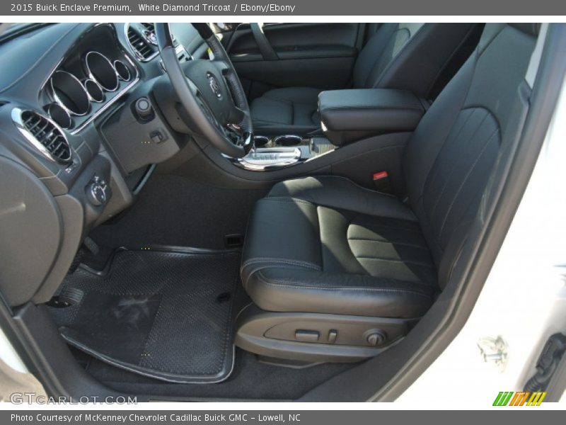 White Diamond Tricoat / Ebony/Ebony 2015 Buick Enclave Premium