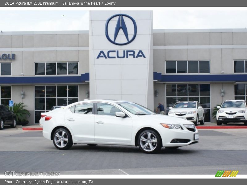 Bellanova White Pearl / Ebony 2014 Acura ILX 2.0L Premium