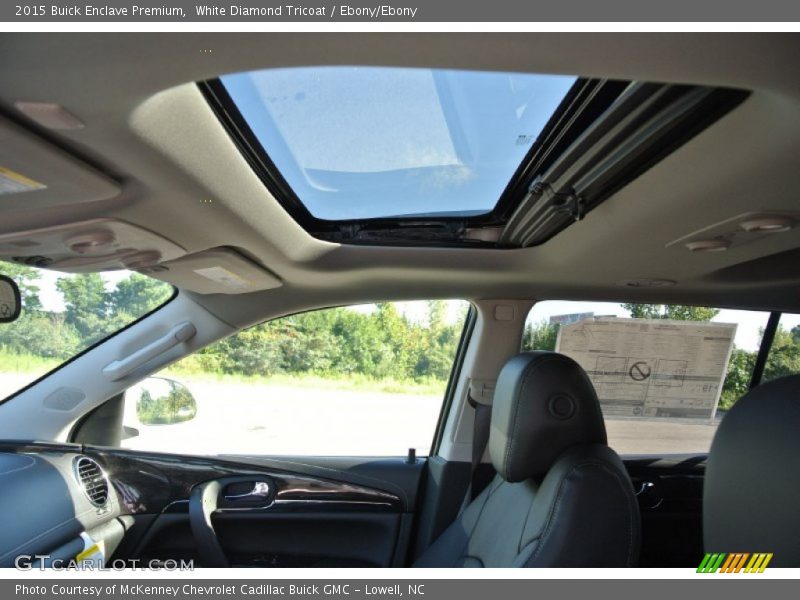 White Diamond Tricoat / Ebony/Ebony 2015 Buick Enclave Premium