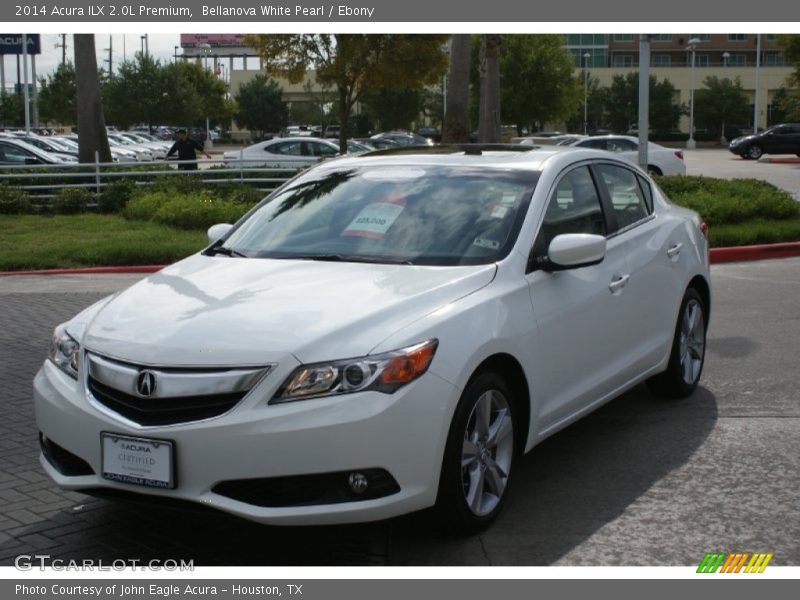 Bellanova White Pearl / Ebony 2014 Acura ILX 2.0L Premium