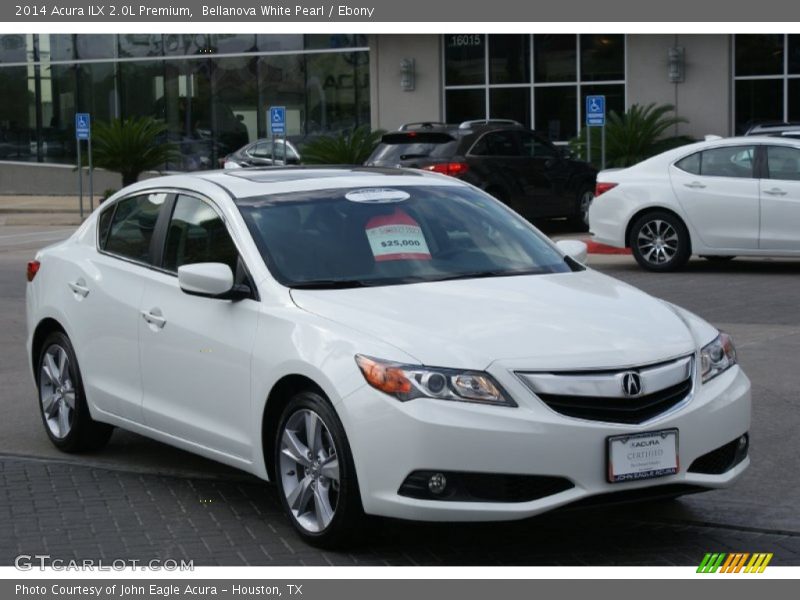 Bellanova White Pearl / Ebony 2014 Acura ILX 2.0L Premium