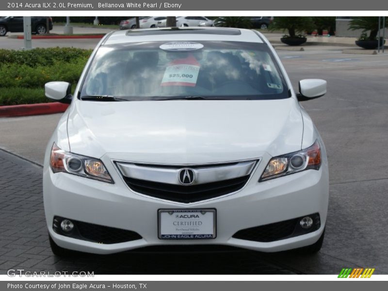 Bellanova White Pearl / Ebony 2014 Acura ILX 2.0L Premium
