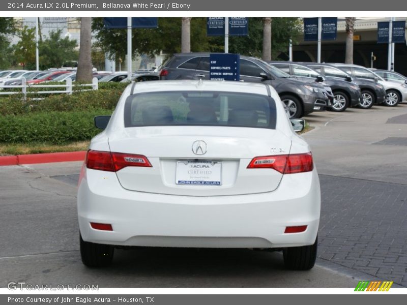 Bellanova White Pearl / Ebony 2014 Acura ILX 2.0L Premium