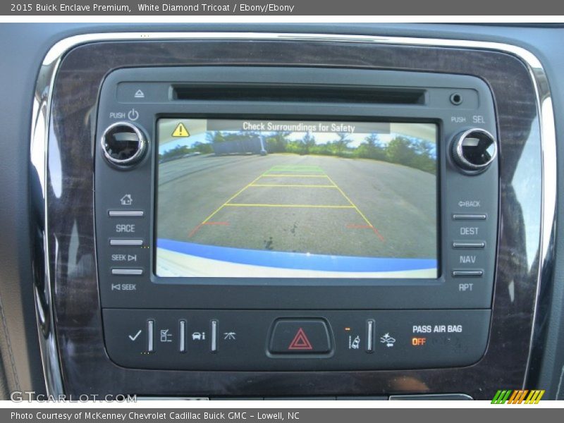 White Diamond Tricoat / Ebony/Ebony 2015 Buick Enclave Premium