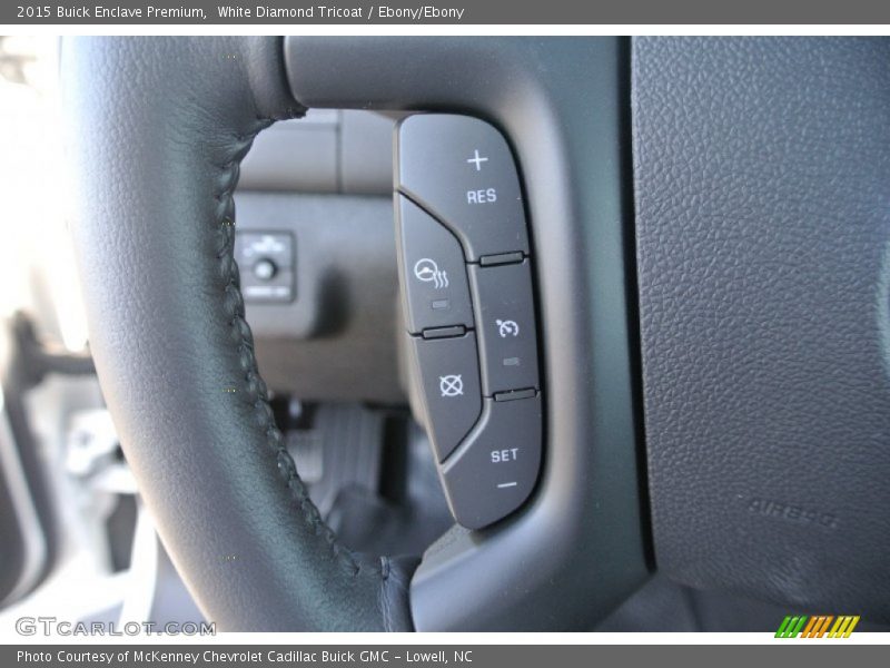 White Diamond Tricoat / Ebony/Ebony 2015 Buick Enclave Premium