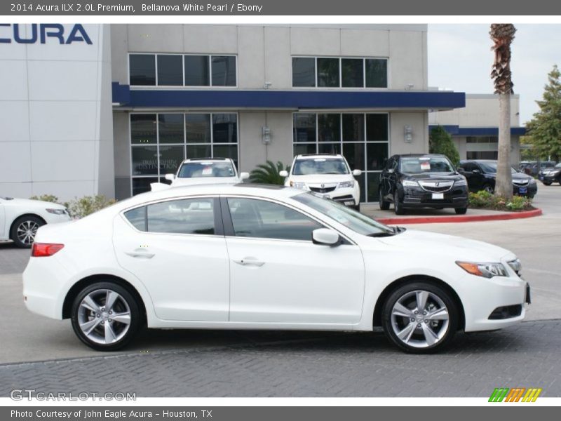 Bellanova White Pearl / Ebony 2014 Acura ILX 2.0L Premium