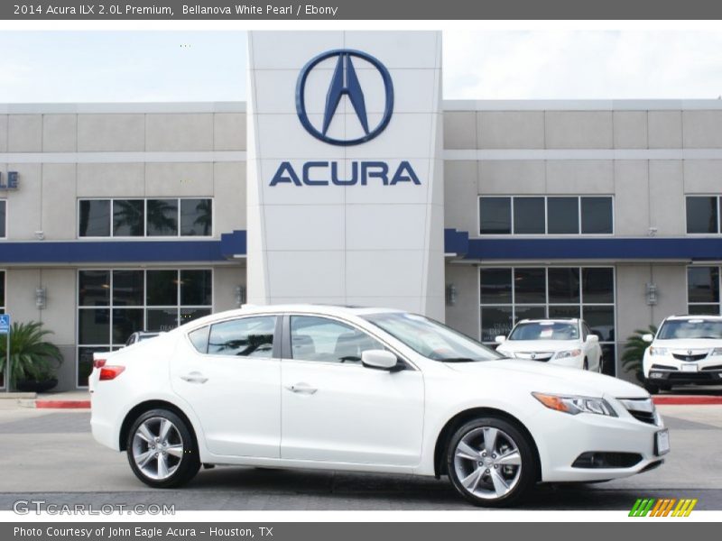 Bellanova White Pearl / Ebony 2014 Acura ILX 2.0L Premium