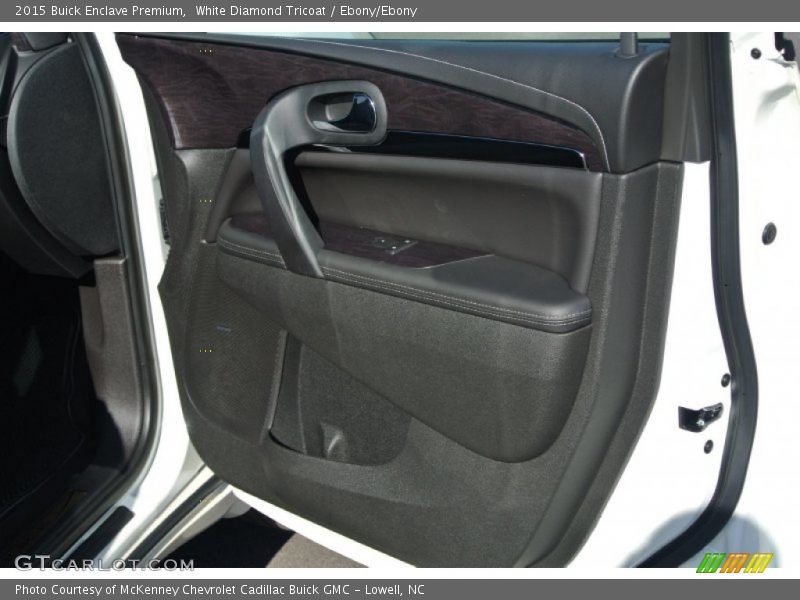 White Diamond Tricoat / Ebony/Ebony 2015 Buick Enclave Premium