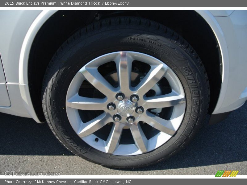 White Diamond Tricoat / Ebony/Ebony 2015 Buick Enclave Premium
