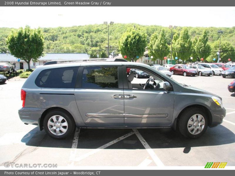 Green Meadow Gray / Gray 2008 Hyundai Entourage Limited