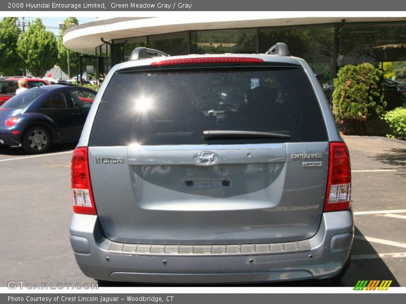 Green Meadow Gray / Gray 2008 Hyundai Entourage Limited