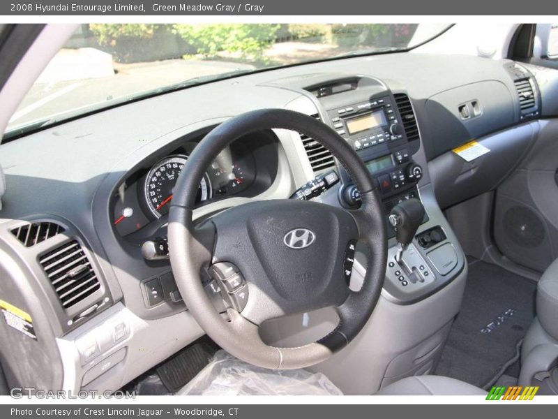 Green Meadow Gray / Gray 2008 Hyundai Entourage Limited