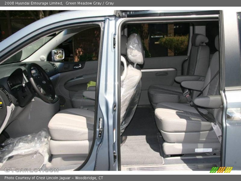 Green Meadow Gray / Gray 2008 Hyundai Entourage Limited