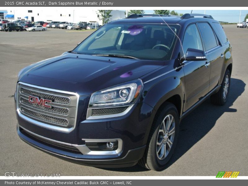 Dark Sapphire Blue Metallic / Ebony 2015 GMC Acadia SLT