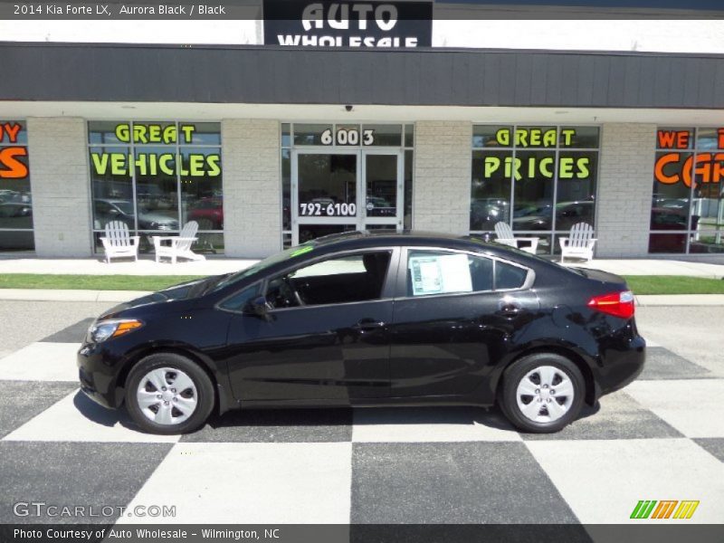Aurora Black / Black 2014 Kia Forte LX