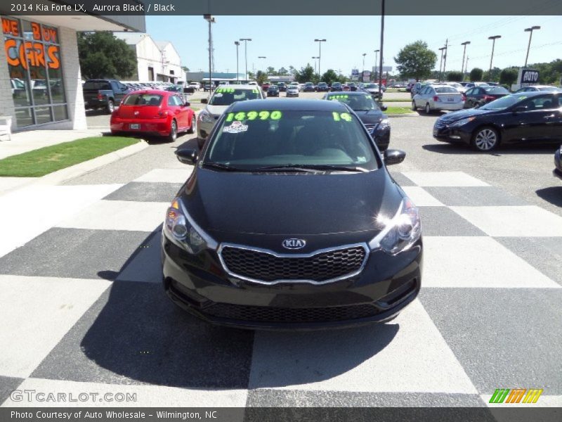 Aurora Black / Black 2014 Kia Forte LX