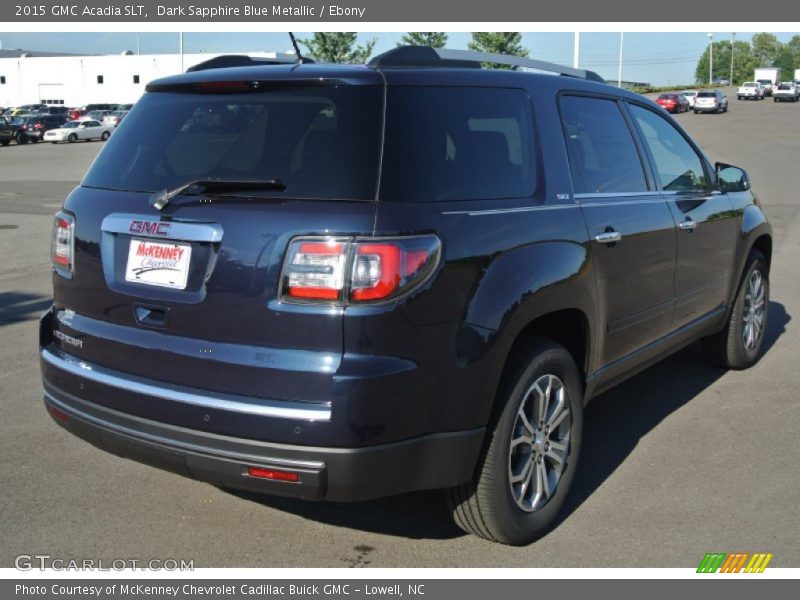 Dark Sapphire Blue Metallic / Ebony 2015 GMC Acadia SLT
