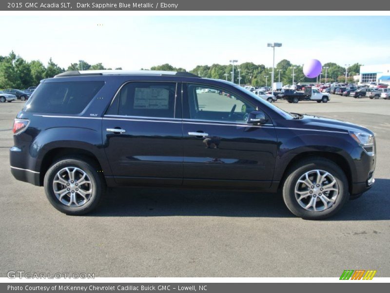 Dark Sapphire Blue Metallic / Ebony 2015 GMC Acadia SLT