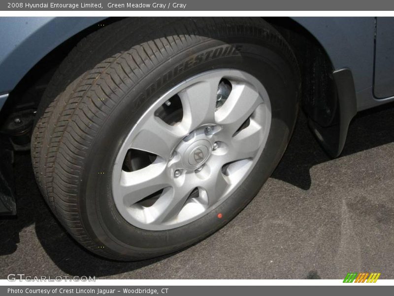 Green Meadow Gray / Gray 2008 Hyundai Entourage Limited