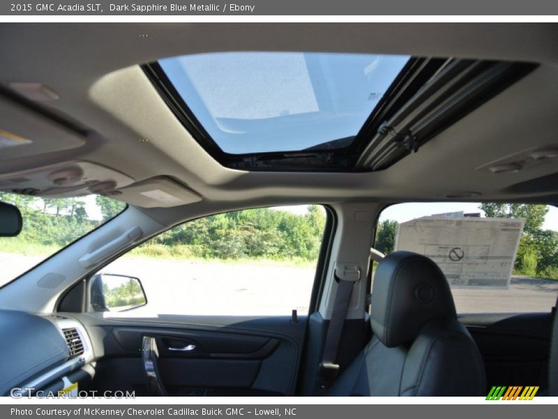 Sunroof of 2015 Acadia SLT