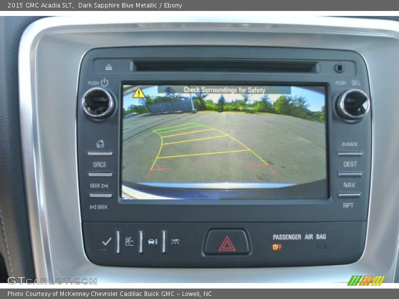 Dark Sapphire Blue Metallic / Ebony 2015 GMC Acadia SLT