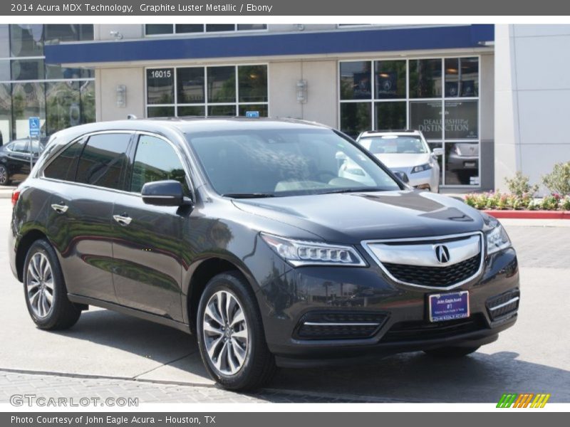 Graphite Luster Metallic / Ebony 2014 Acura MDX Technology