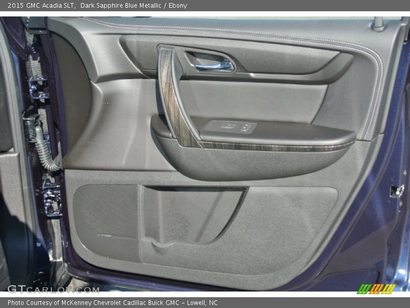 Dark Sapphire Blue Metallic / Ebony 2015 GMC Acadia SLT