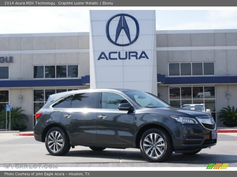 Graphite Luster Metallic / Ebony 2014 Acura MDX Technology