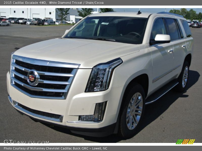 White Diamond Tricoat / Shale/Cocoa 2015 Cadillac Escalade 4WD