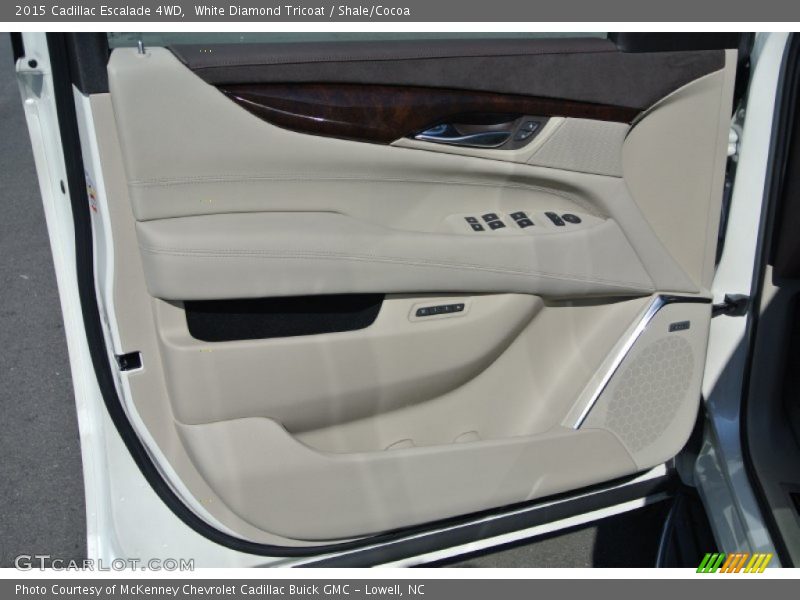 White Diamond Tricoat / Shale/Cocoa 2015 Cadillac Escalade 4WD