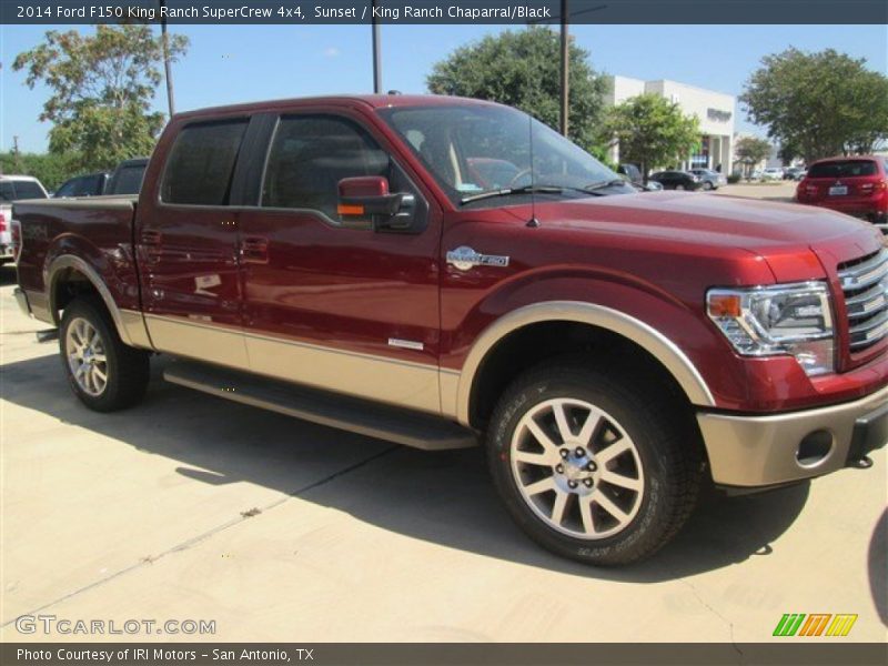 Sunset / King Ranch Chaparral/Black 2014 Ford F150 King Ranch SuperCrew 4x4