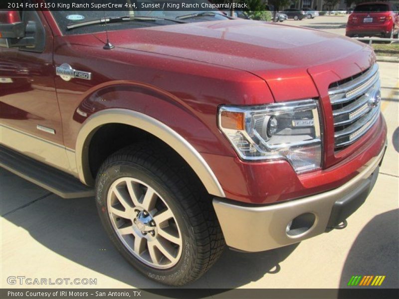 Sunset / King Ranch Chaparral/Black 2014 Ford F150 King Ranch SuperCrew 4x4