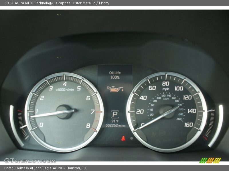 Graphite Luster Metallic / Ebony 2014 Acura MDX Technology