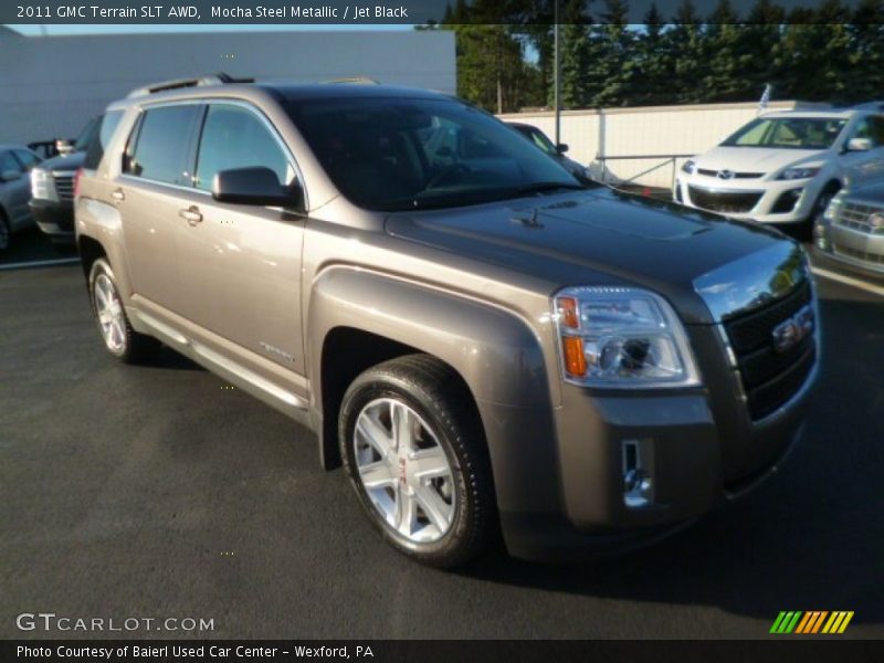 Mocha Steel Metallic / Jet Black 2011 GMC Terrain SLT AWD