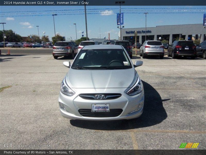 Ironman Silver / Gray 2014 Hyundai Accent GLS 4 Door