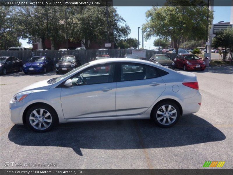 Ironman Silver / Gray 2014 Hyundai Accent GLS 4 Door