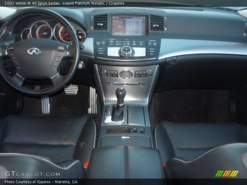 Liquid Platinum Metallic / Graphite 2007 Infiniti M 45 Sport Sedan