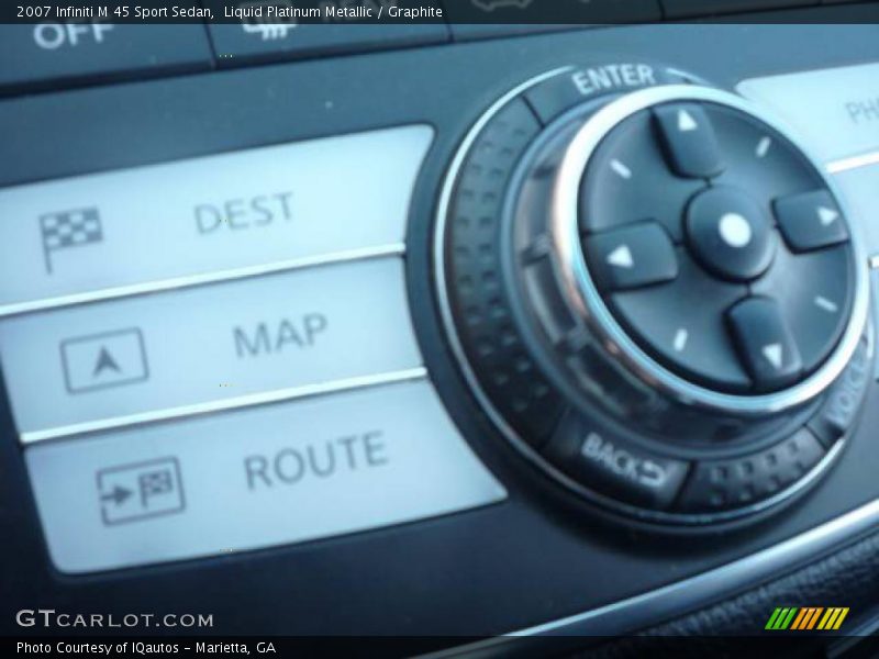 Liquid Platinum Metallic / Graphite 2007 Infiniti M 45 Sport Sedan
