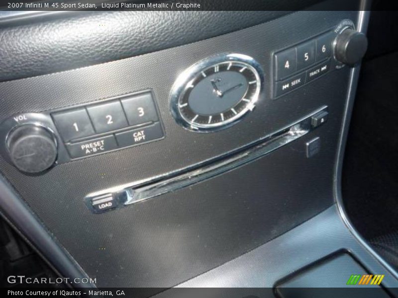 Liquid Platinum Metallic / Graphite 2007 Infiniti M 45 Sport Sedan