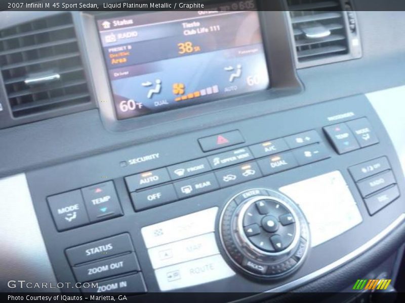 Liquid Platinum Metallic / Graphite 2007 Infiniti M 45 Sport Sedan
