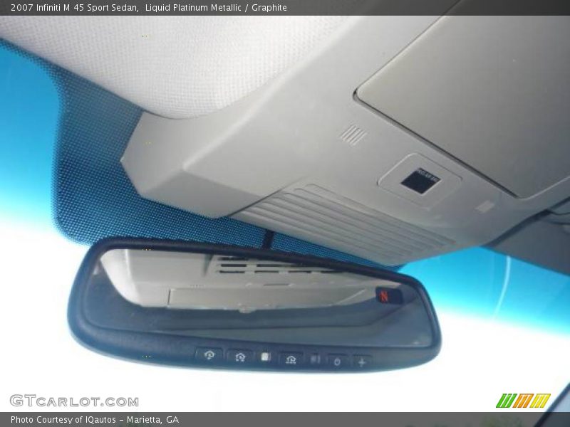 Liquid Platinum Metallic / Graphite 2007 Infiniti M 45 Sport Sedan