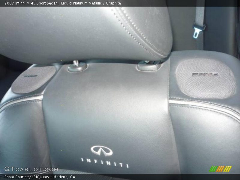 Liquid Platinum Metallic / Graphite 2007 Infiniti M 45 Sport Sedan