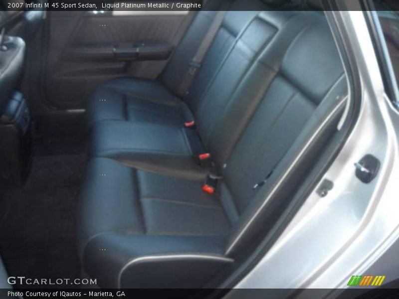 Liquid Platinum Metallic / Graphite 2007 Infiniti M 45 Sport Sedan