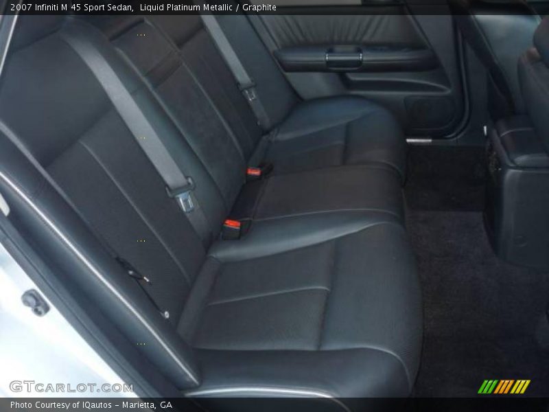 Liquid Platinum Metallic / Graphite 2007 Infiniti M 45 Sport Sedan