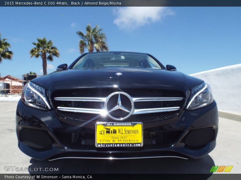 Black / Almond Beige/Mocha 2015 Mercedes-Benz C 300 4Matic