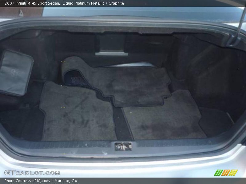 Liquid Platinum Metallic / Graphite 2007 Infiniti M 45 Sport Sedan