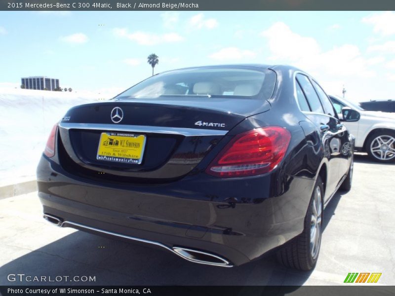Black / Almond Beige/Mocha 2015 Mercedes-Benz C 300 4Matic