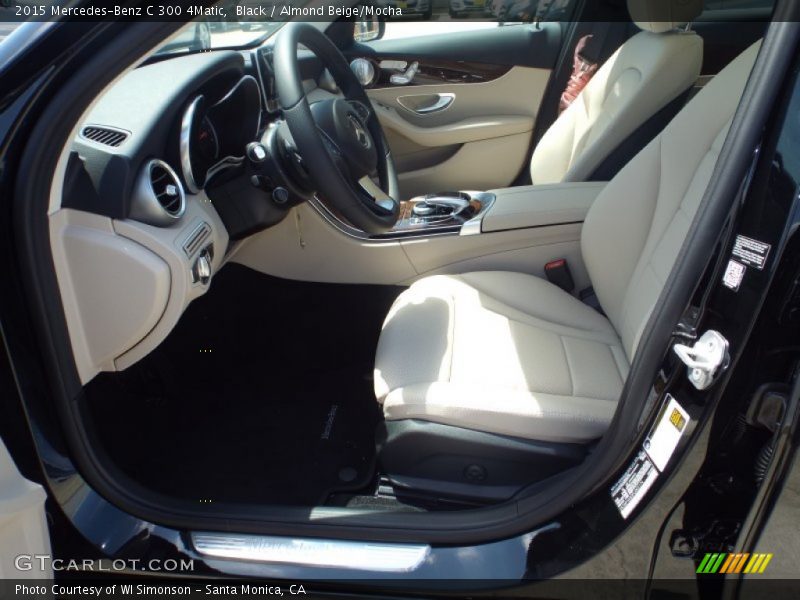 Black / Almond Beige/Mocha 2015 Mercedes-Benz C 300 4Matic