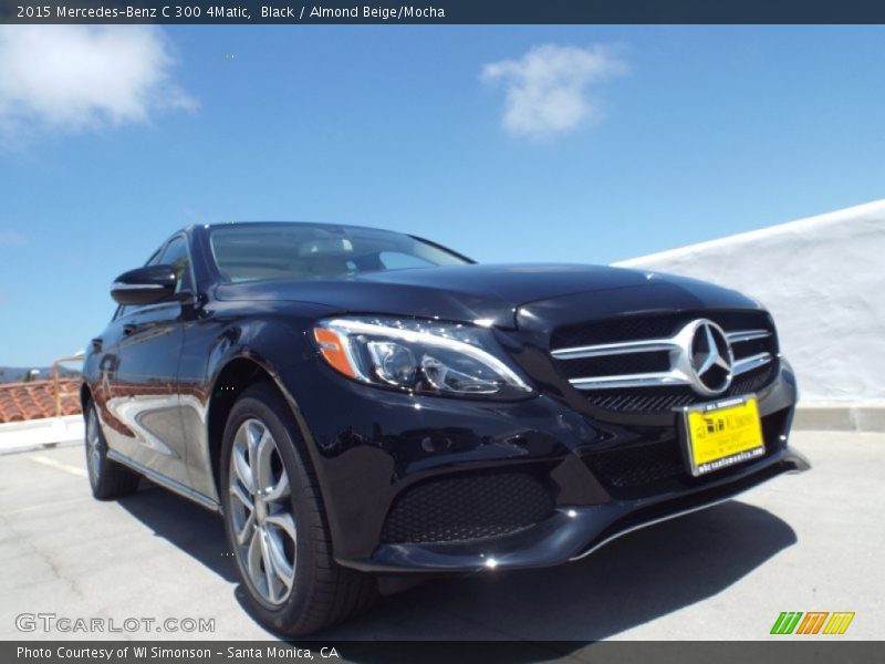Black / Almond Beige/Mocha 2015 Mercedes-Benz C 300 4Matic