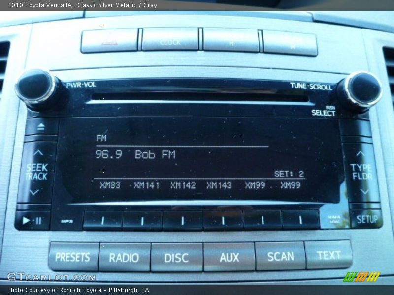 Classic Silver Metallic / Gray 2010 Toyota Venza I4